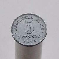 Германия 5 пфеннигов 1915 A