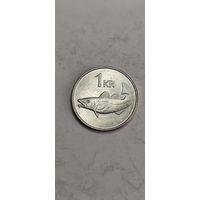 Исландия 1 крона 1996