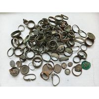 Старинные колечки, перстеньки более 150 штук.