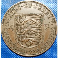 Джерси 1/12 шиллинга 1931 г.