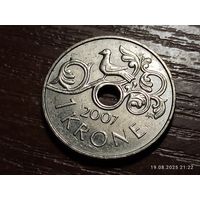 Норвегия 1 крона 2007