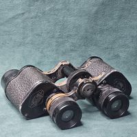 Старт с 1 Рубля !!! Германия Немецкий Полевой военный Бинокль DRGM Genira 8x30 NITSCHKE RATHENOW !!!