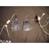 Светильник,бра настенные,подвесные 2 шт. времён СССР.