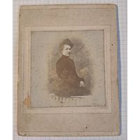 Царизм РОЗЕНБЛЮМ БОРИСОВ МИНСК ГУБ ДАМА  до 1900 СТАРИННОЕ ФОТО ВИЗИТ( А47)