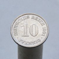 Германия 10 пфеннигов 1901 A