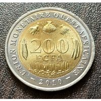 Западная Африка (ВСЕАО) 200 франков, 2010    ( 1-10-1 )
