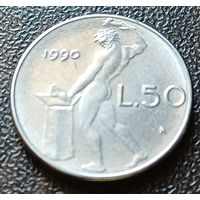 Италия 50 лир, 1990    ( 1-3-4 )