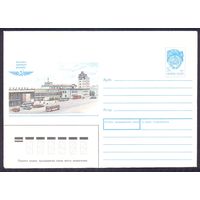 СССР 1990 хмк Москва аэропорт "Внуково" авиация автомобили автобус