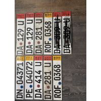 Автомобильные номера Германия для коллекции