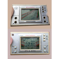 Игра Электроника Игра на экране: Автослалом (Ралли); Ну, погоди! (волк ловит дорогие яйца)