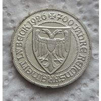 3 марки 1926 Любек с блеском