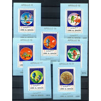 Умм-эль-Кайвайн - 1972г. - космос - 7 блоков - MNH. #O-W-96-E-1