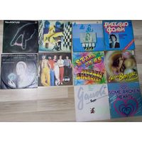 Пластинки разные 10 штук