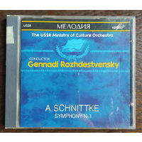CD, A. Schnittke – Symphony N.1,Conductor Gennadi Rozhdestvensky