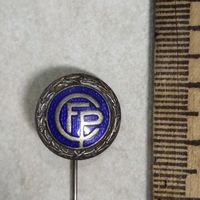 Почётный значок. ФК "Пфорцхайм", Германия производство H.Dierlamm Pforzheim. 1920-30 гг. Возможно серебро.