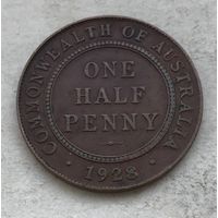Австралия пол-пенни 1928 Георг V