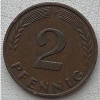 Германия 2 пфеннига 1961 г. F