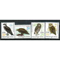 ГДР - 1982г. - Хищные птицы - 4 марки - полная серия, MNH [Mi 2702-2705]. #O-Se-Z-1-1