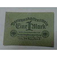 1 марка 1922 г. Германия.