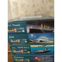 Сборные модели  Ревел одним лотом(продается лотом-5 единиц)