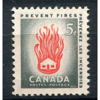 Канада - 1956г. - неделя профилактики пожаров - 1 марка - полная серия, MNH [Mi 311]. #3-WB-68-A-1