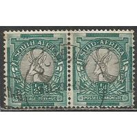 Южная Африка. Антилопа. 1935г. Mi#75-76. Пара.