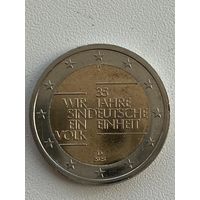 2 евро Германия 2025 год