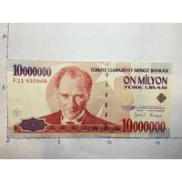 Турция 10000000 лир 1999 год-472