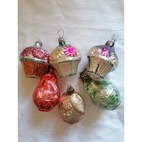 Ёлочные игрушки СССР одним лотом 0111