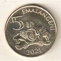 Эсватини (Свазиленд) 5 эмалангени 2021