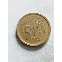 Испания 5 песет Астурия 1995