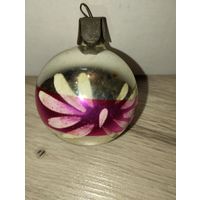 Ёлочная игрушка СССР шар