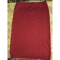 Юбка трикотаж  40-42 размер,теплая