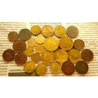 ПОГОДОВКА МОНЕТ СССР до 1961г. 26шт.(без повторов, есть не частые, всё одним лотом)распродажа с 1 - го рубля,  без минимальной цены!!