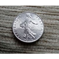 Werty71 Франция 50 сантимов 1/2 Франка 1985 Марианна сеющая против ветра