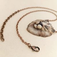 Лев. Подвеска ручной работы