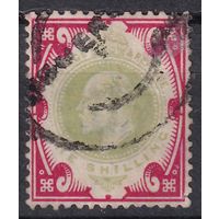 87.Br. Великобритания. Эдуард VII. 1Sh. 1902 г. Стандарт. Mi.#114A.