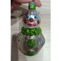 Елочные игрушки стекло, клоун