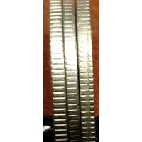 20 копеек 1982 г.  Штамповка на листе металла для монеты 15 копеек.