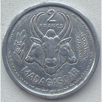 Мадагаскар 2 франка 1948 г.