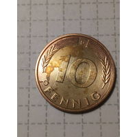 10 пфенниги ГДР  1995 D год