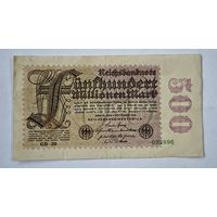 1923 год Германия 500 000 000