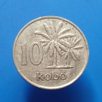 Нигерия 10 кобо 1973