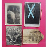 Фото "Польские жовнеры", 1920-1930- е гг. (7*6 см)