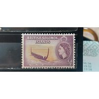 РАСПРОДАЖА. СОЛОМОНОВЫ ОСТРОВА 1956г. Чист**