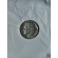 Монета 10 центов 1956 года США