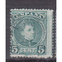 Король Альфонсо XIII   Известные люди личности  Испания 1901 год лот 5  номер A256.079