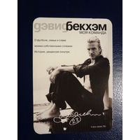 Календарик 05.2004-04.2005 г.  Дэвид Бекхэм.  Моя команда.