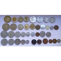 Монеты Разных стран Мира 38 штук