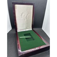 Футляр из дерева для платинового слитка 250 гр.